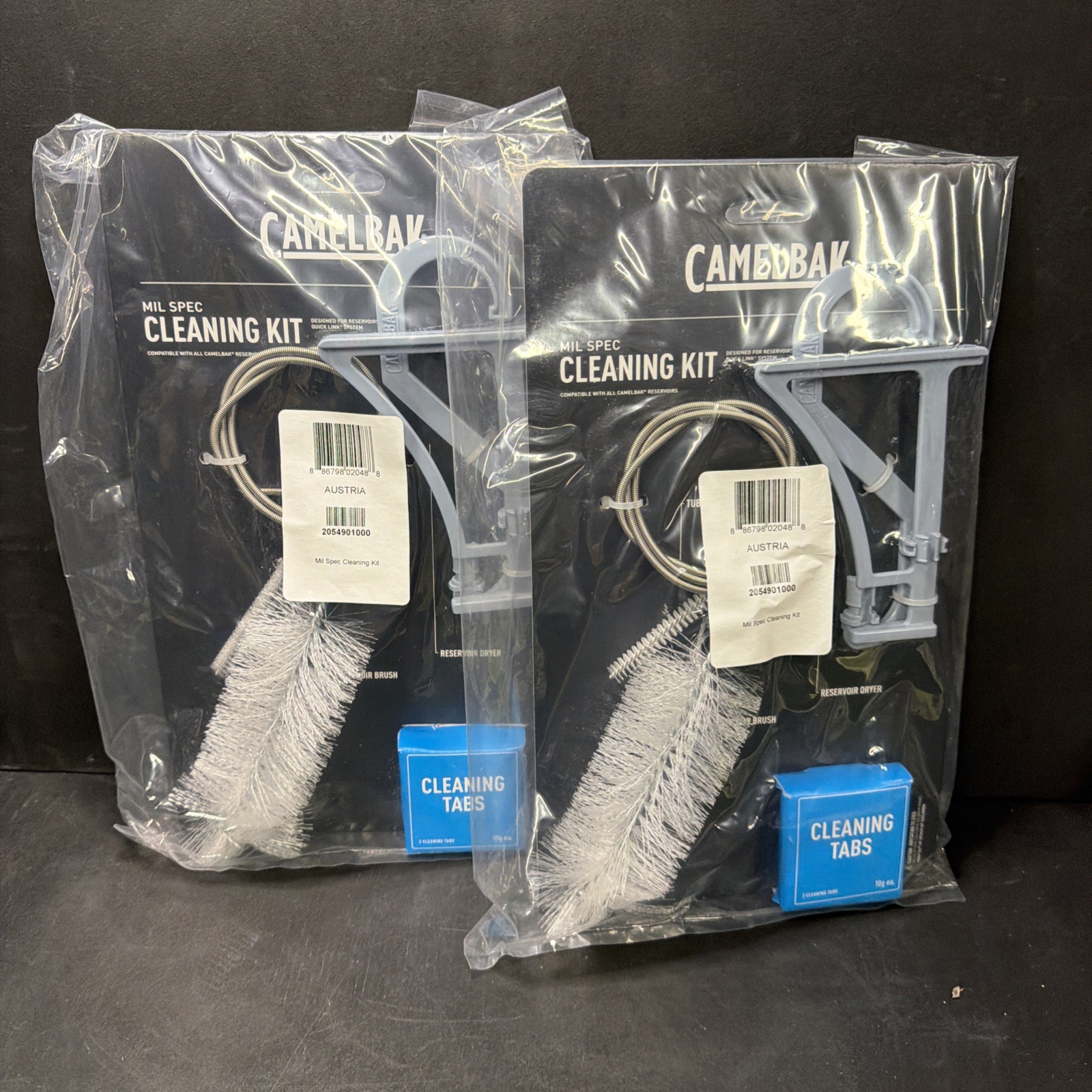 Camelbak MIL SPEC Crux Cleaning Kit For Reservoirs Brushes Cleaning Tabs 2 Pack