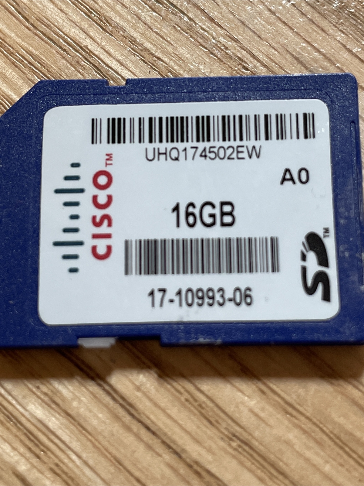 16GB CISCO 17-10993-06 SD FLASH MEMORY CARD