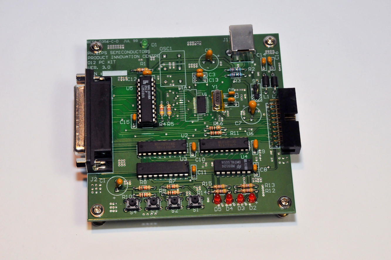 Philips Semiconductors D12 PC Kit Ver 3.0 Development / Reference Board