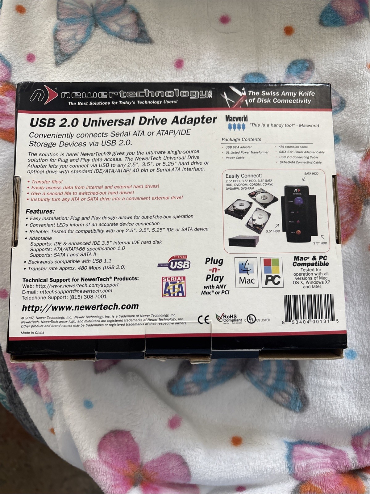 USB 2.0 UNIVEESAL DROVE ADAPTER