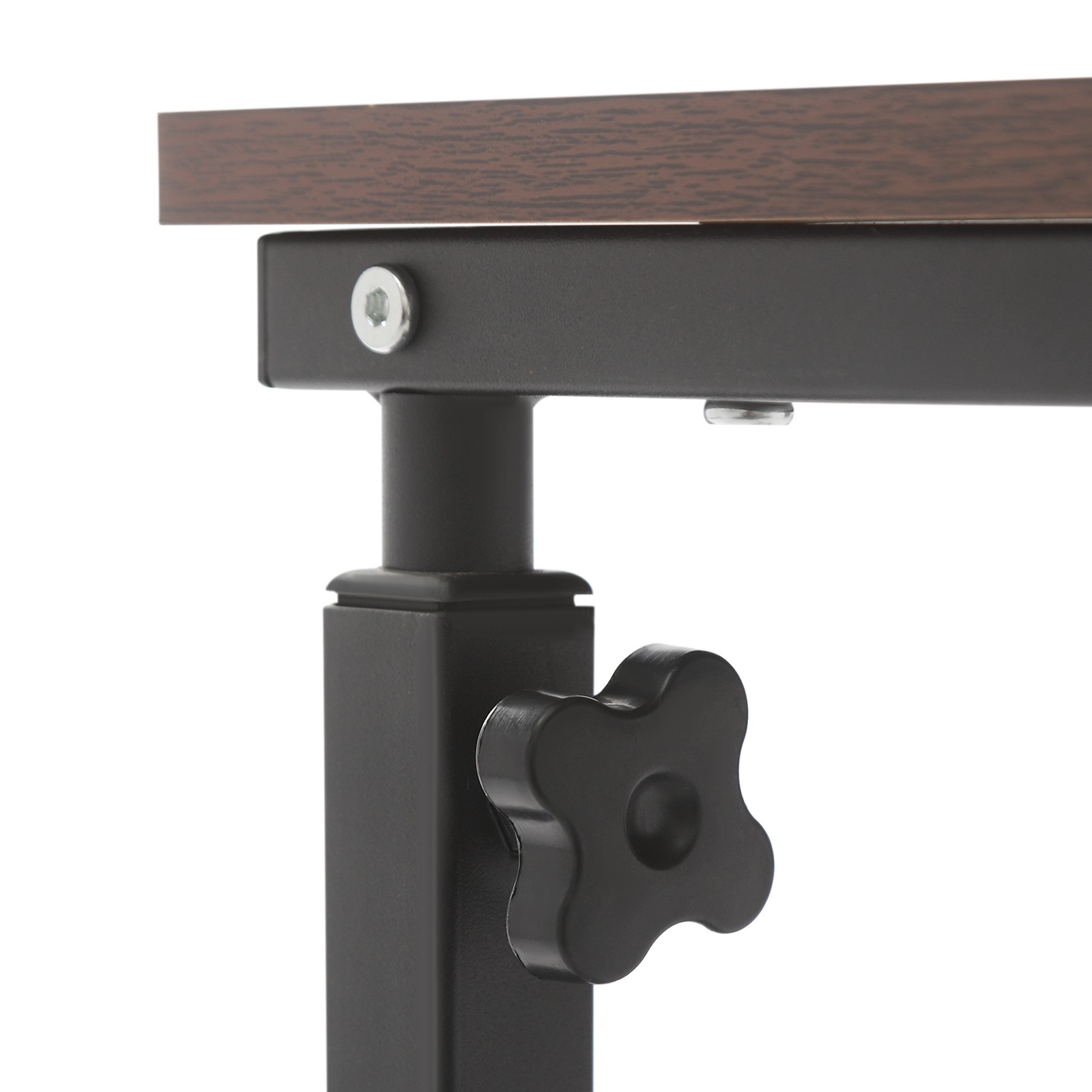 Adjustable Bed Side Table, Side Table with Wheels, Mobile Standalone Table