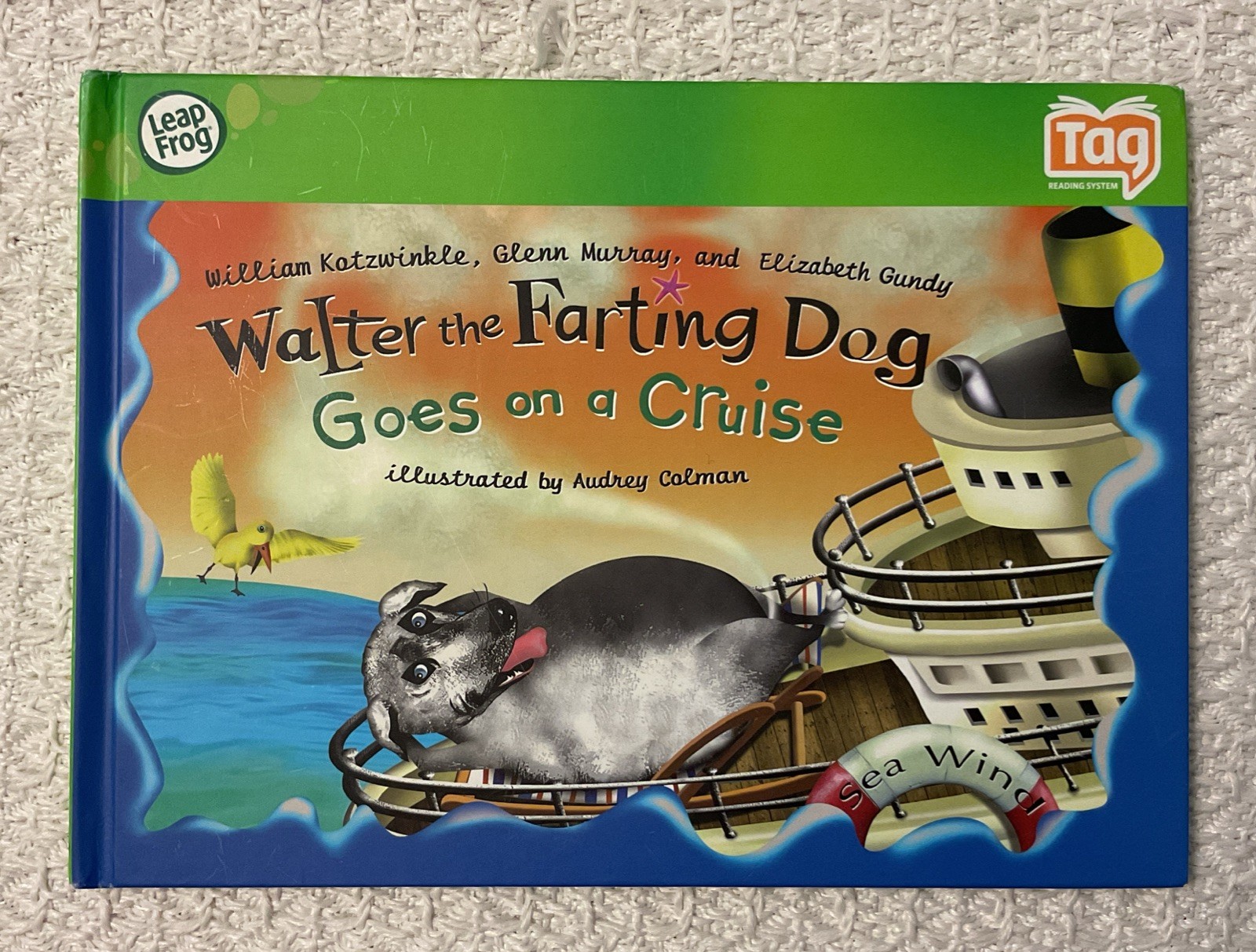 LeapFrog Tag Hardcover Book: Walter the Farting Dog Goes On a Cruise