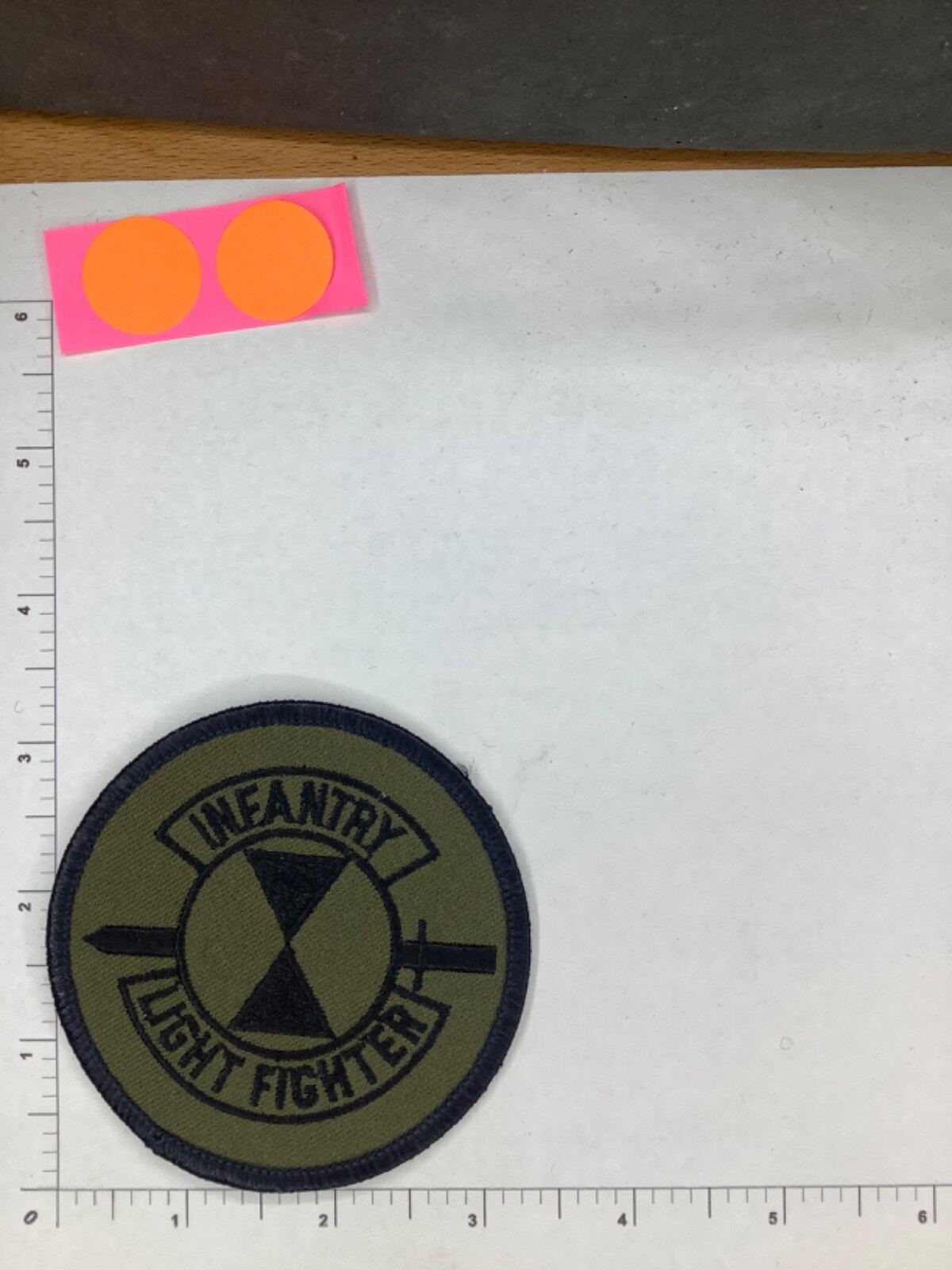VINTAGE US ARMY INFANTRY LIGHT FIGHTER PATCH