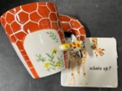 Giraffe Mug and Coaster Set