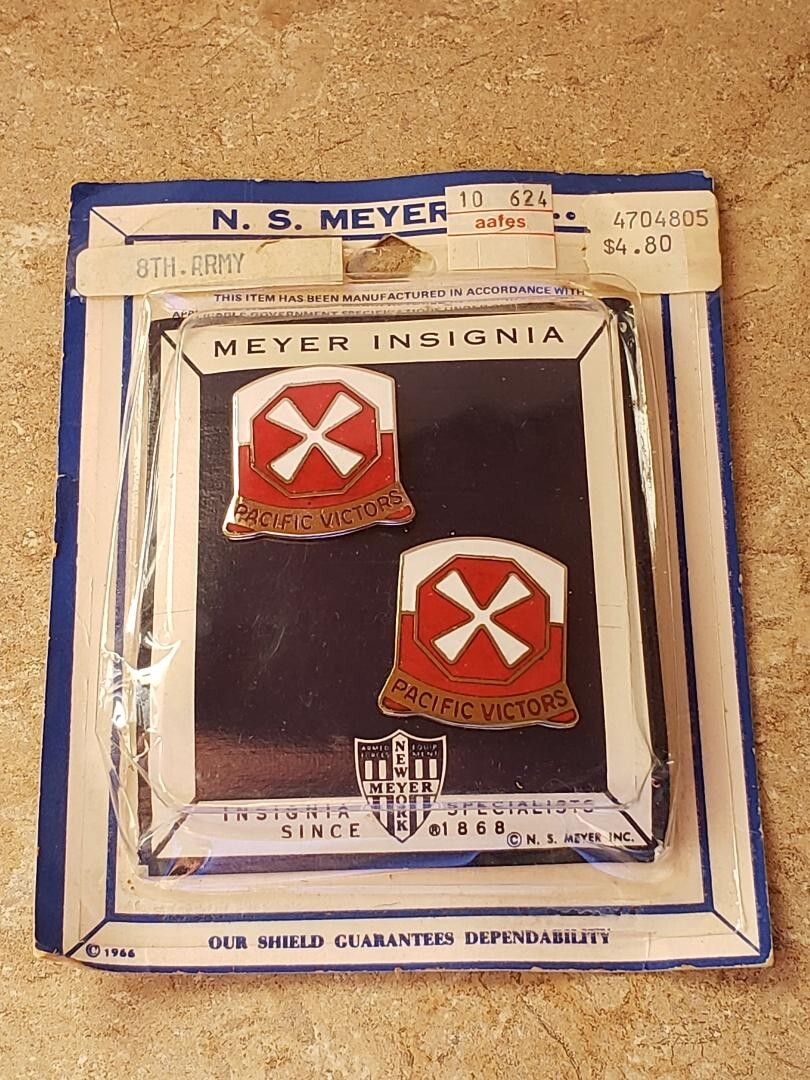 8th Army Unit Crest DUI (Sealed)