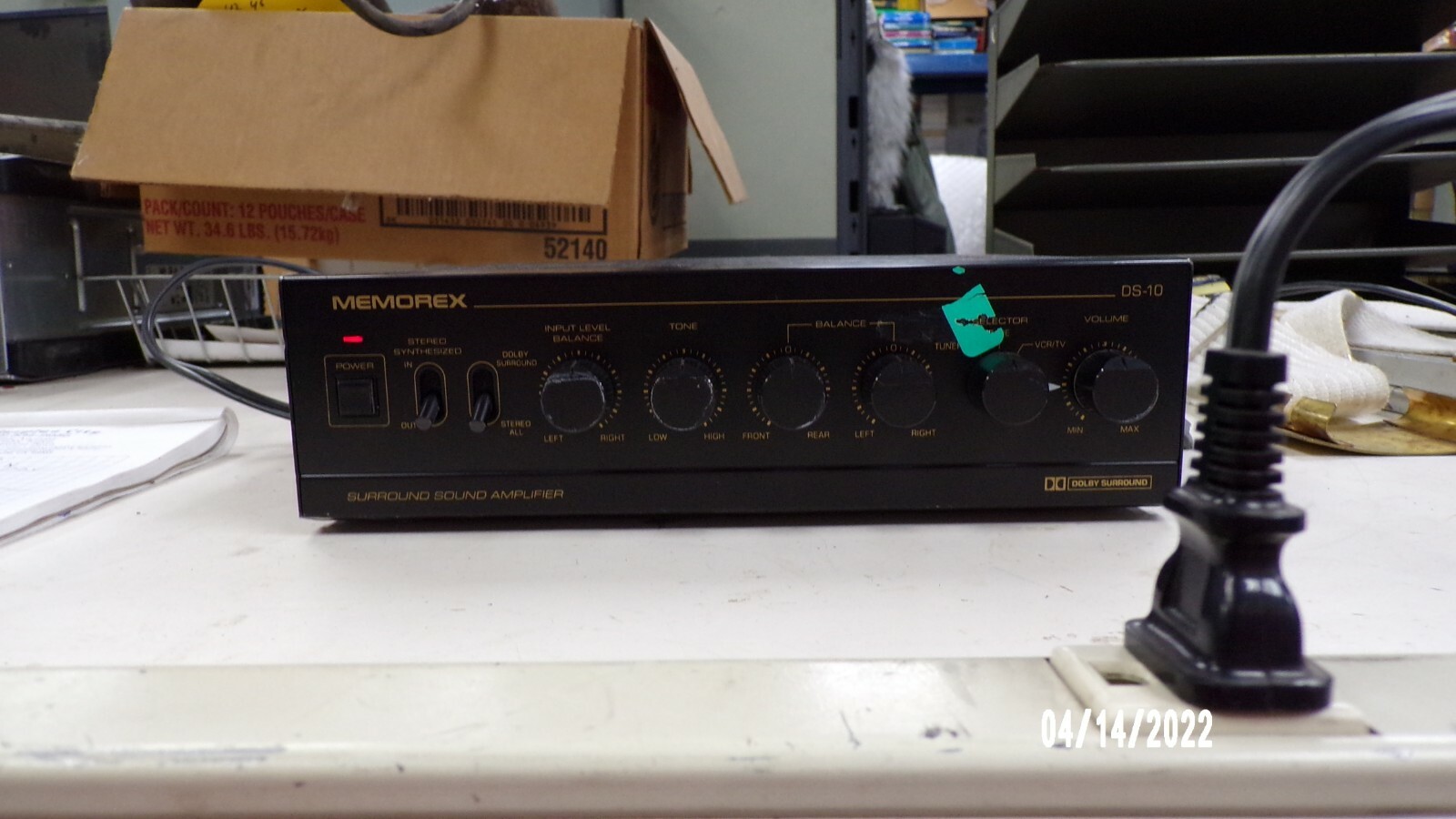 Memorex DS-10 Dolby Surround Sound Amplifier