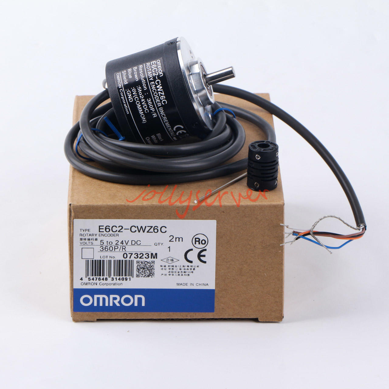 1PCS New Omron Rotary Encoder E6C2-CWZ6C 360P/R-