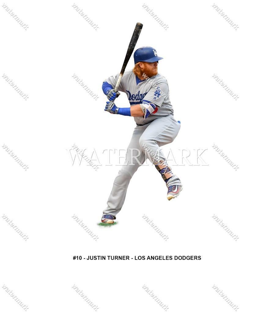 GI740 Justin Turner & Los Angeles Dodgers Baseball 8x10 11x14 16x20 24x36 Photo
