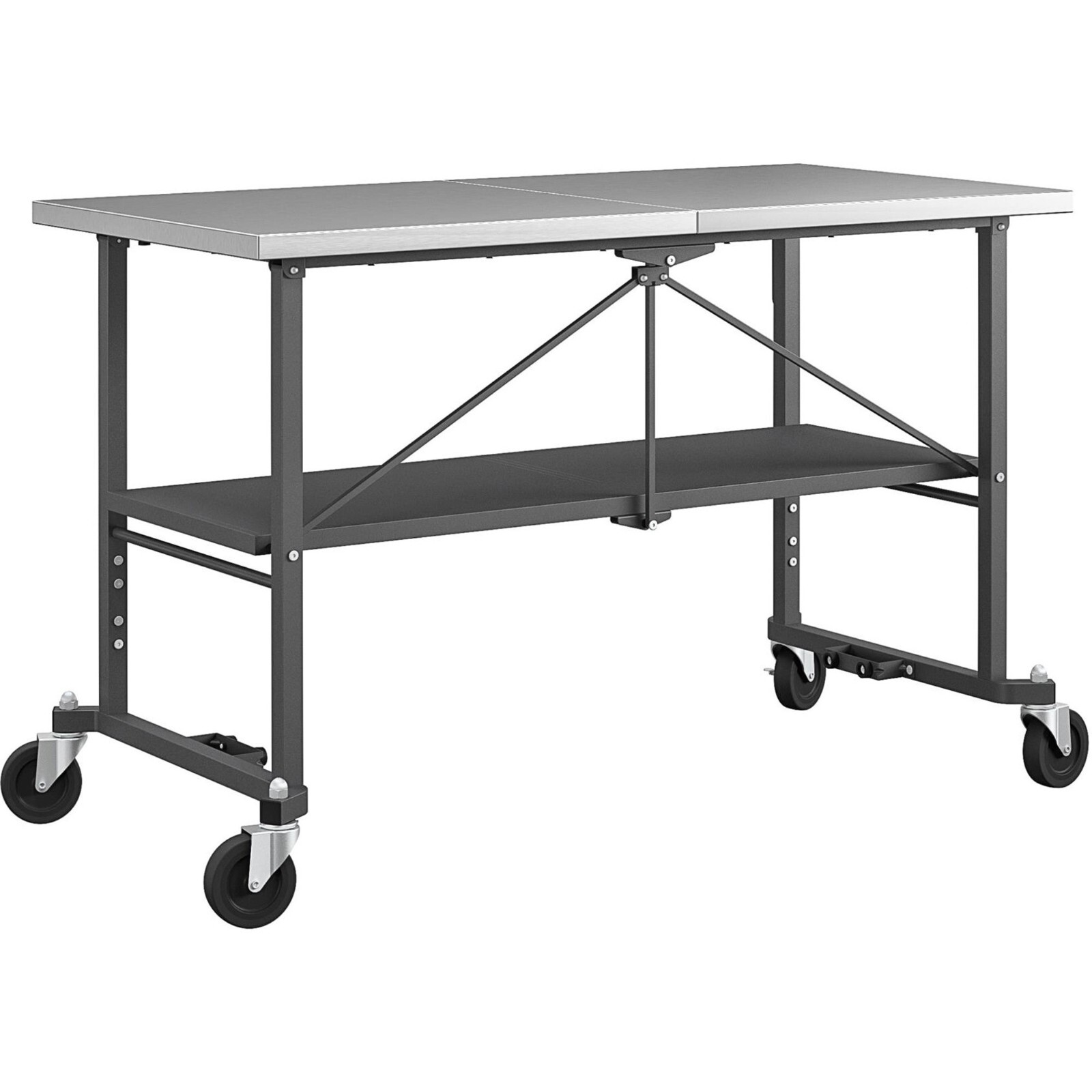 Stainless Commercial SmartFold Portable Workbench