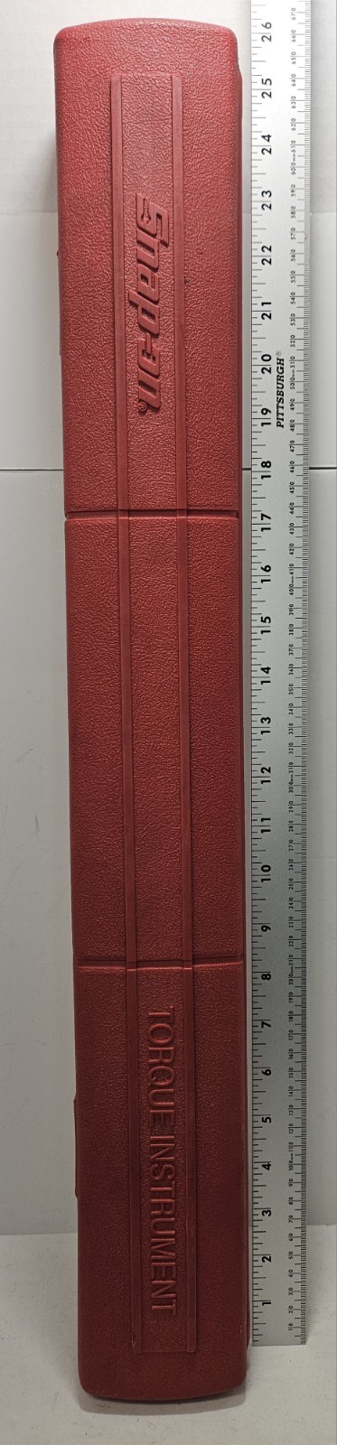 Snap On Torque Wrench CASE ONLY TQR250E Red