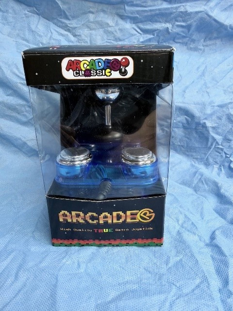 ArcadeR 9-pin (DB9) standard Retro Joystick - Limited Edition - Silver Star!