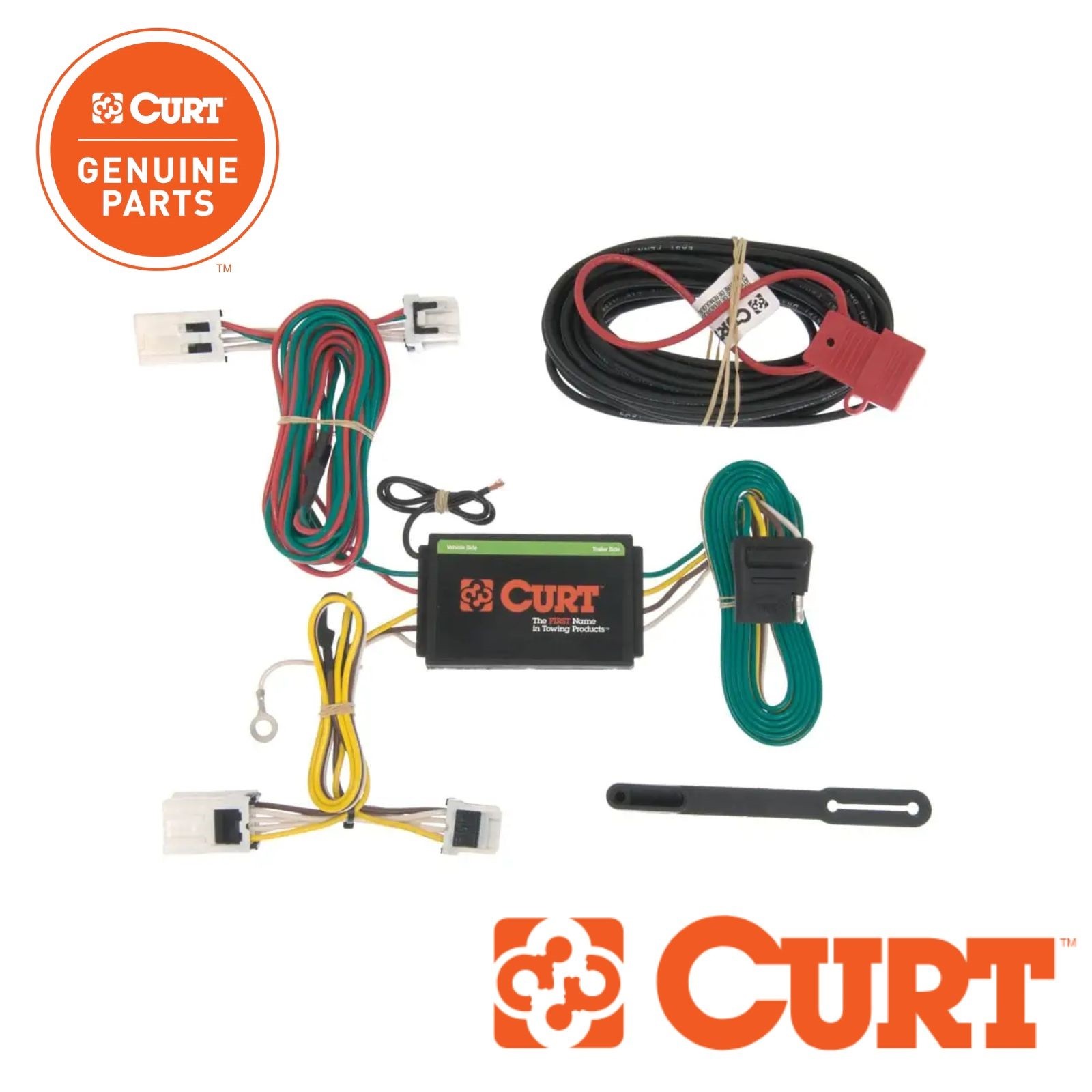 Curt Wiring Harness 4-Way Flat Output for 12-21 Nissan NV1500 NV2500 NV3500