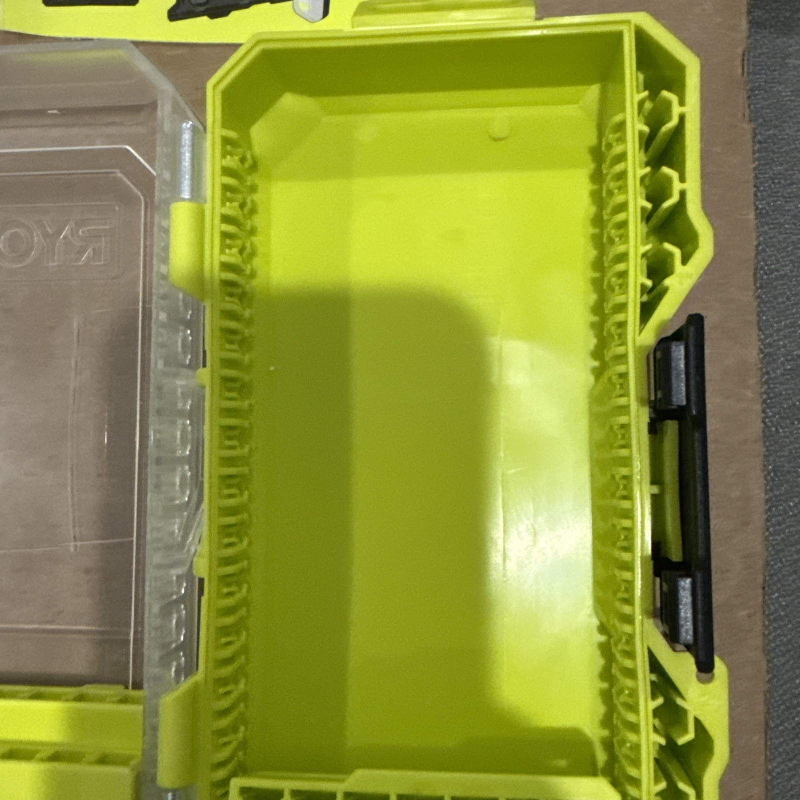 New Empty Ryobi Hard Box Storage Drill Bits Organizer link Wall Sys Compatible