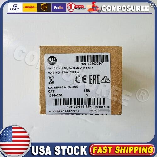 2022 Newest ABNew Sealed 1794-OB8 Flex 8 Point Digital Output Module USA