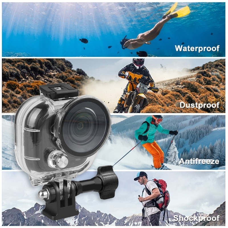 Lightweight Underwater Case For GO Ultra Action Camera Diving Case AntiScratch