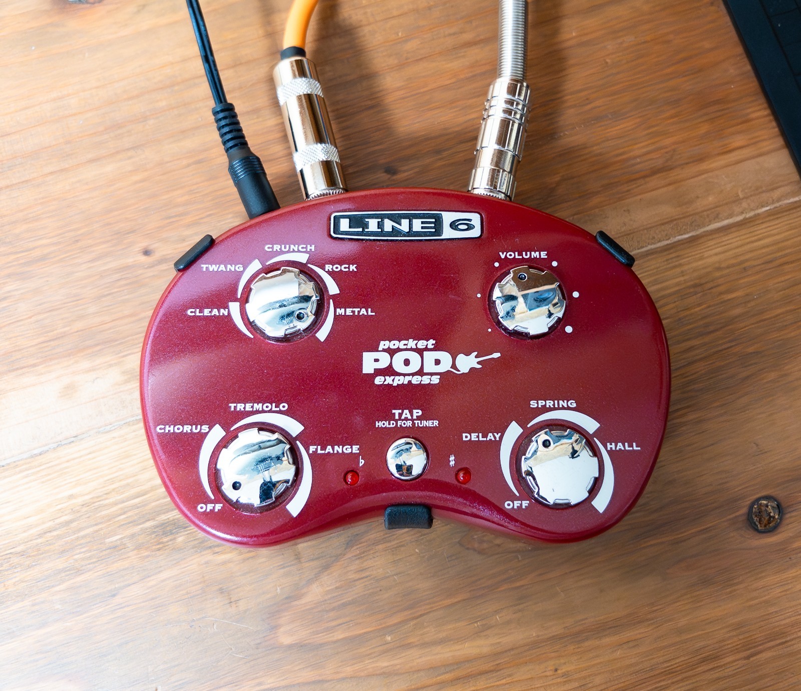 Line 6 Pocket Pod Express Guitar Effect Processor Tested Working from Japan