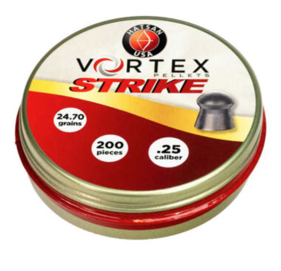 Hatsan Vortex Strike Domed Head AirGuns Pellets .177 / .22 / .25 Caliber