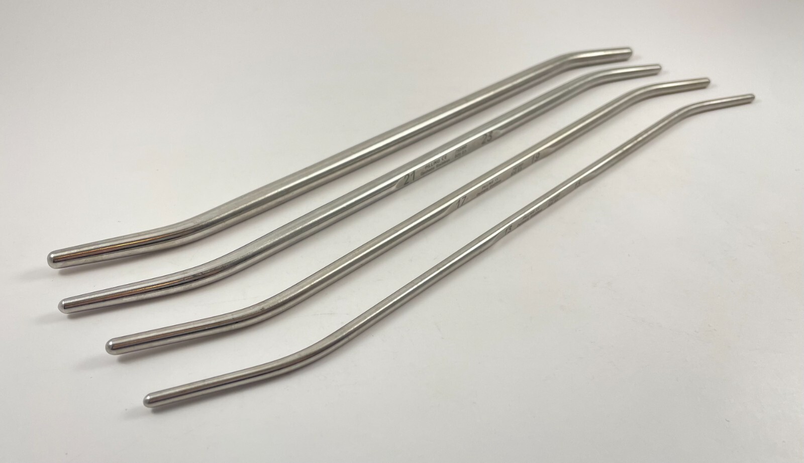 LOT OF 4 Pilling Pratt Uterine Dilator: 752390, 752391, 752392, 752393 Tools