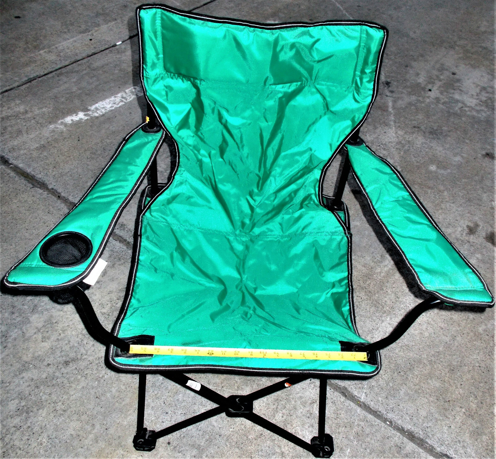 New STANSPORT Sit N Tote Deluxe Foldable Camping Arm Chair