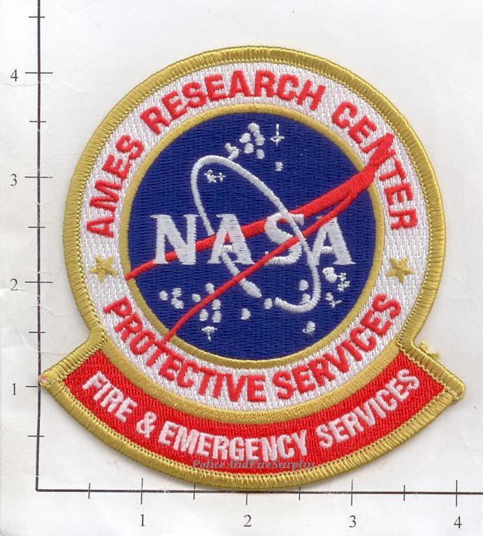 California - NASA Ames Research Center Protective Services CA Fire Dept Patch v2