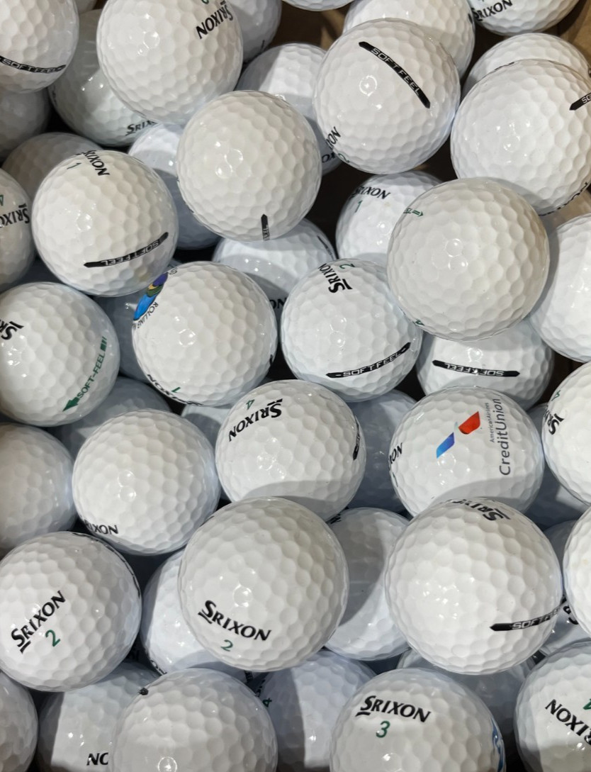 Srixon Soft Feel 48 Pack Used Golf Balls AAAAA 5A Mint Bulk Recycled Balls