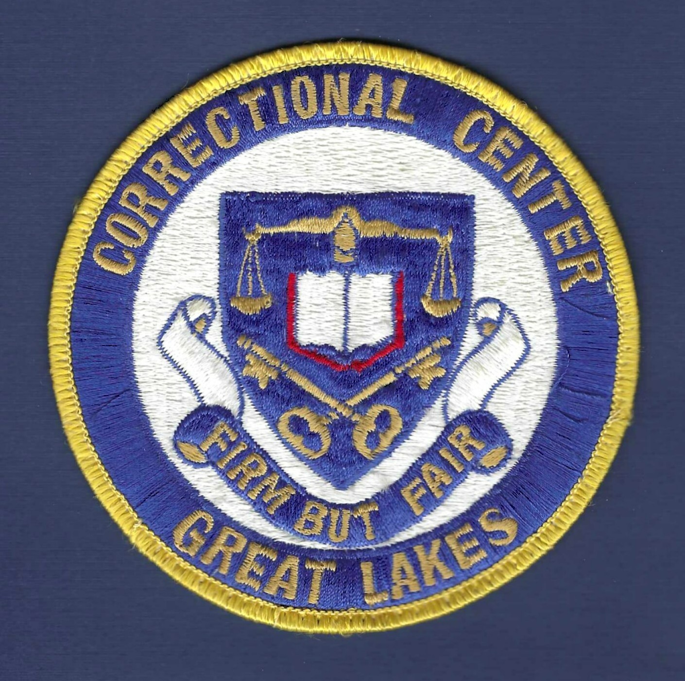 US Navy Correctional Center Great Lakes, Illinois Patch