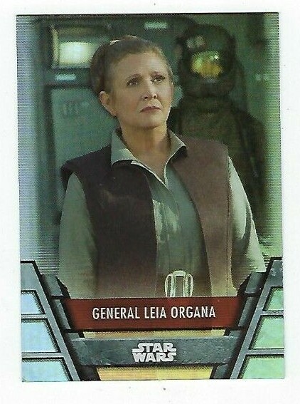 2020 STAR WARS HOLOCRON GENERAL LEIA ORGANA FOIL #RES-6