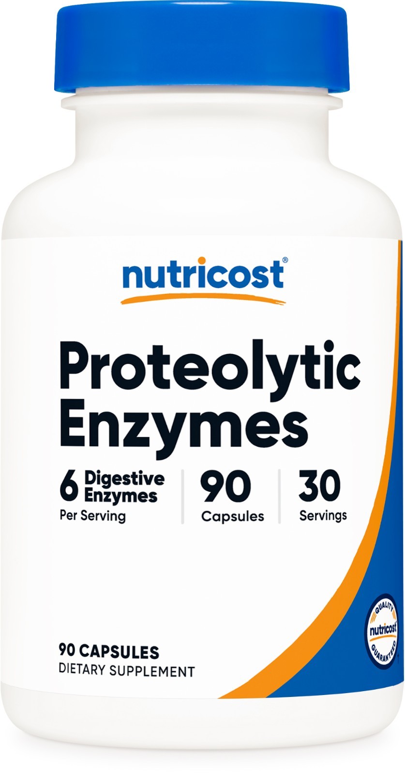 Nutricost Proteolytic Enzymes (6 Digestive Enzymes) 90 Capsules - 30 Servings