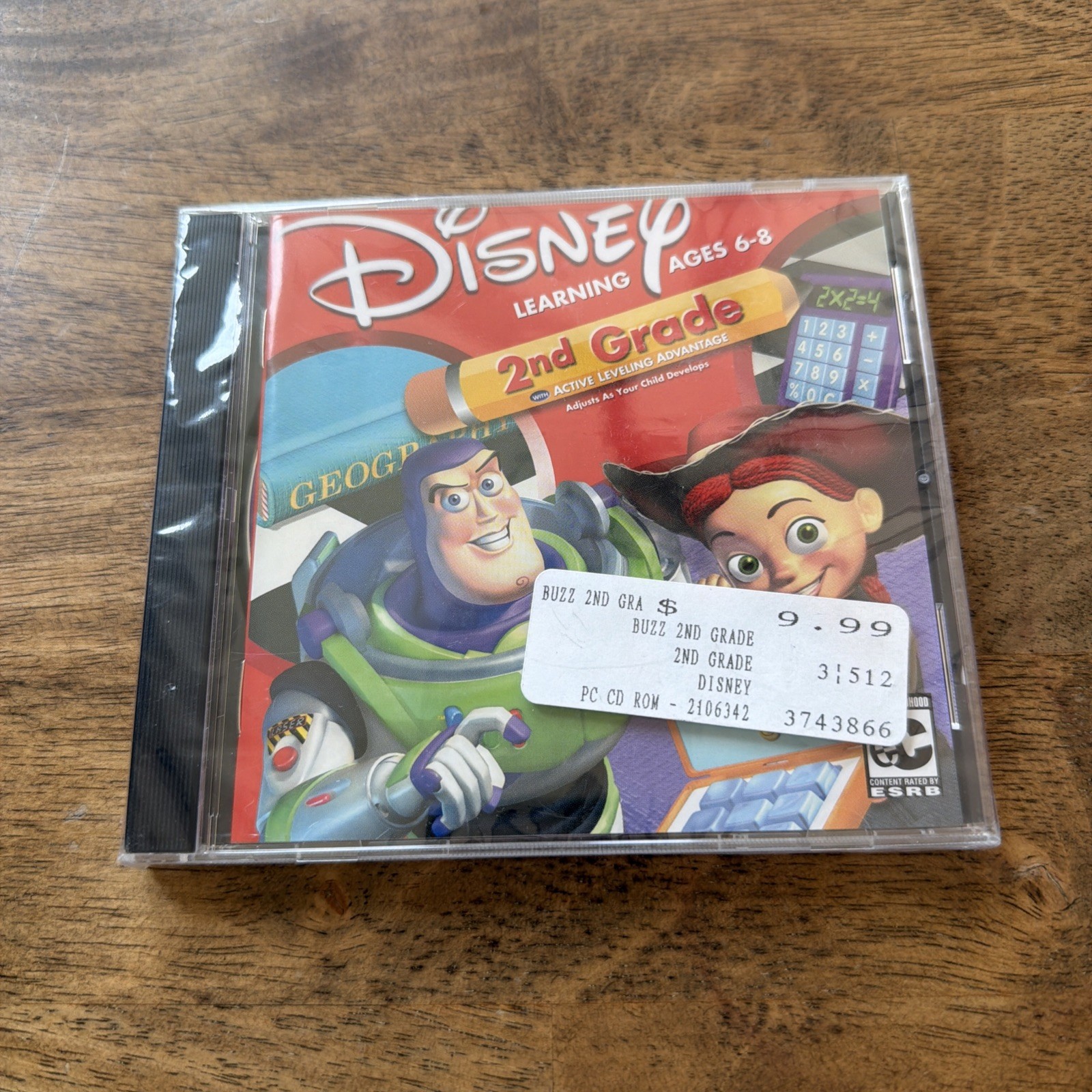 Disney Learning CD-ROM 2nd Grade Ages 6-8 (Buzz Lightyear) NEW / SEALED