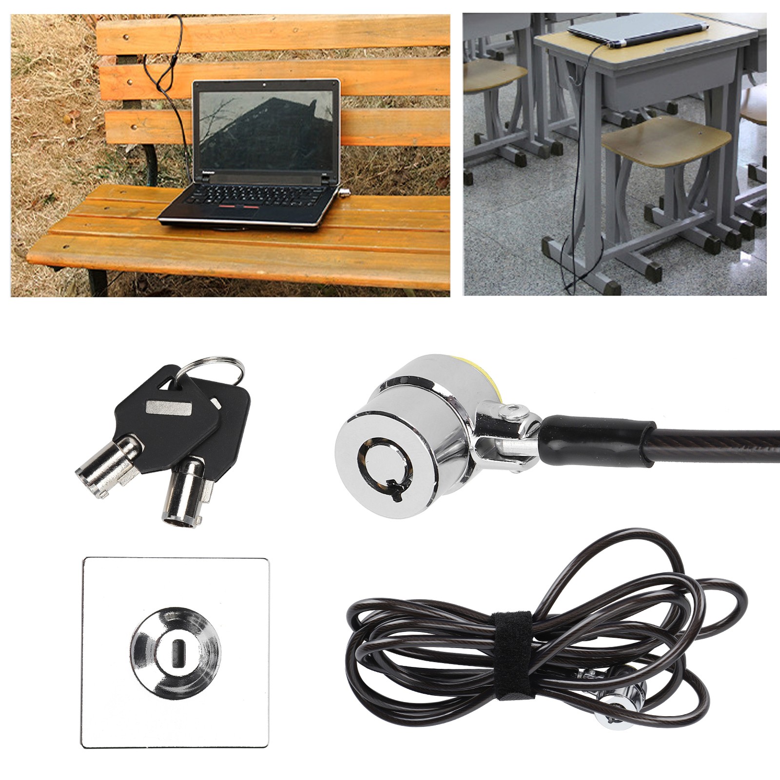 Laptop Lock AntiTheft Galvanized Environmental Protection Computer Security