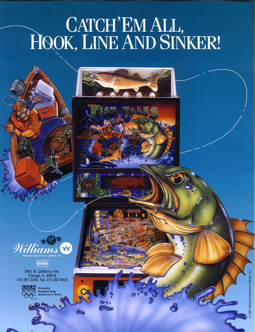 Fish Tales Pinball - Sound Rom L-1 [U18] [Bally / Williams] EPROM
