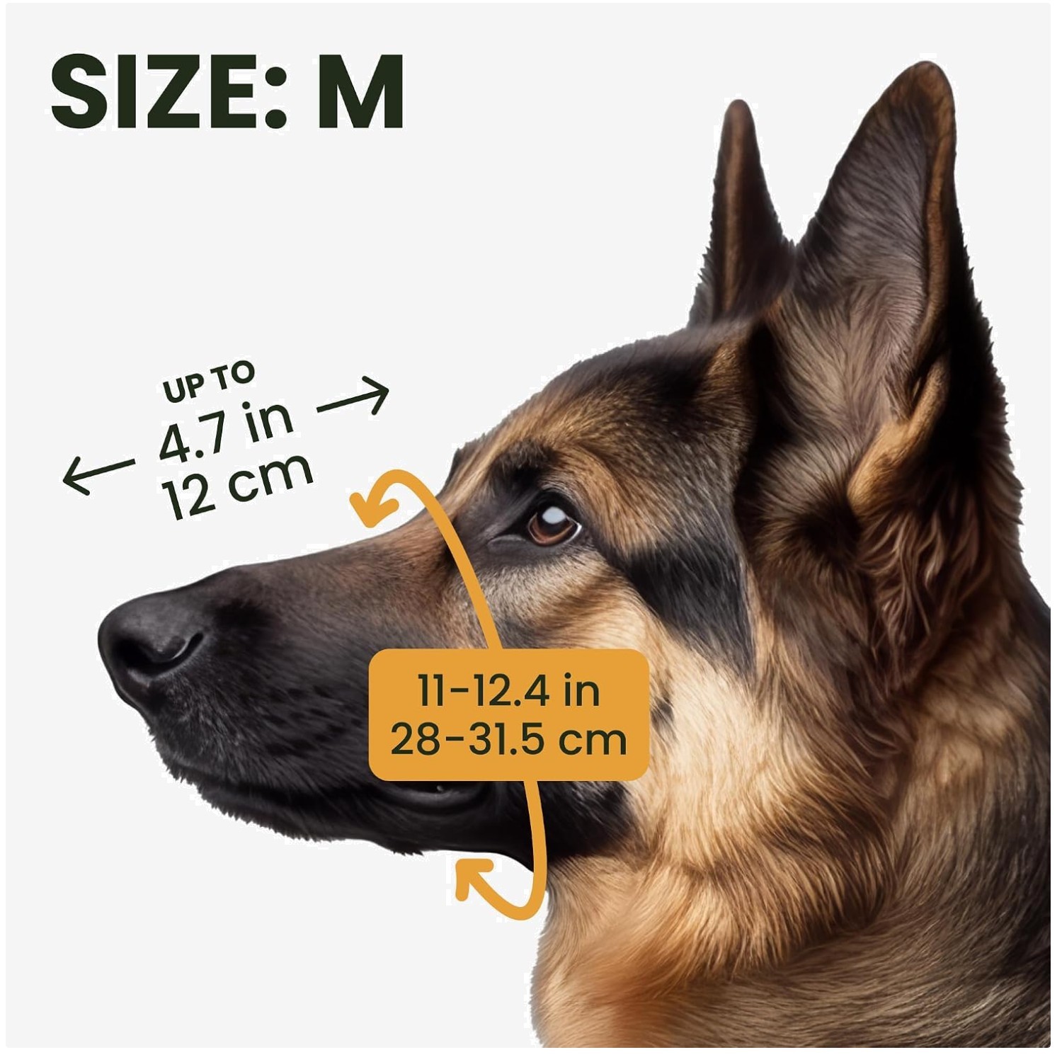 Durable Metal Dog Muzzle for German Shepherd