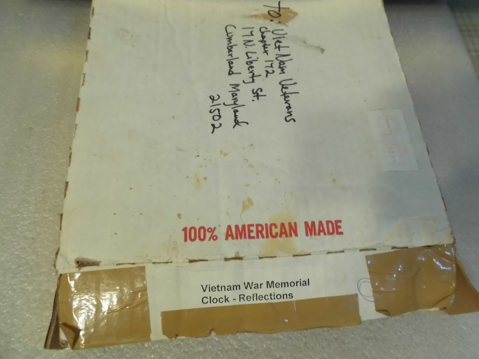 Vietnam War Memorial Clock-Reflections by Lee Teter-Read