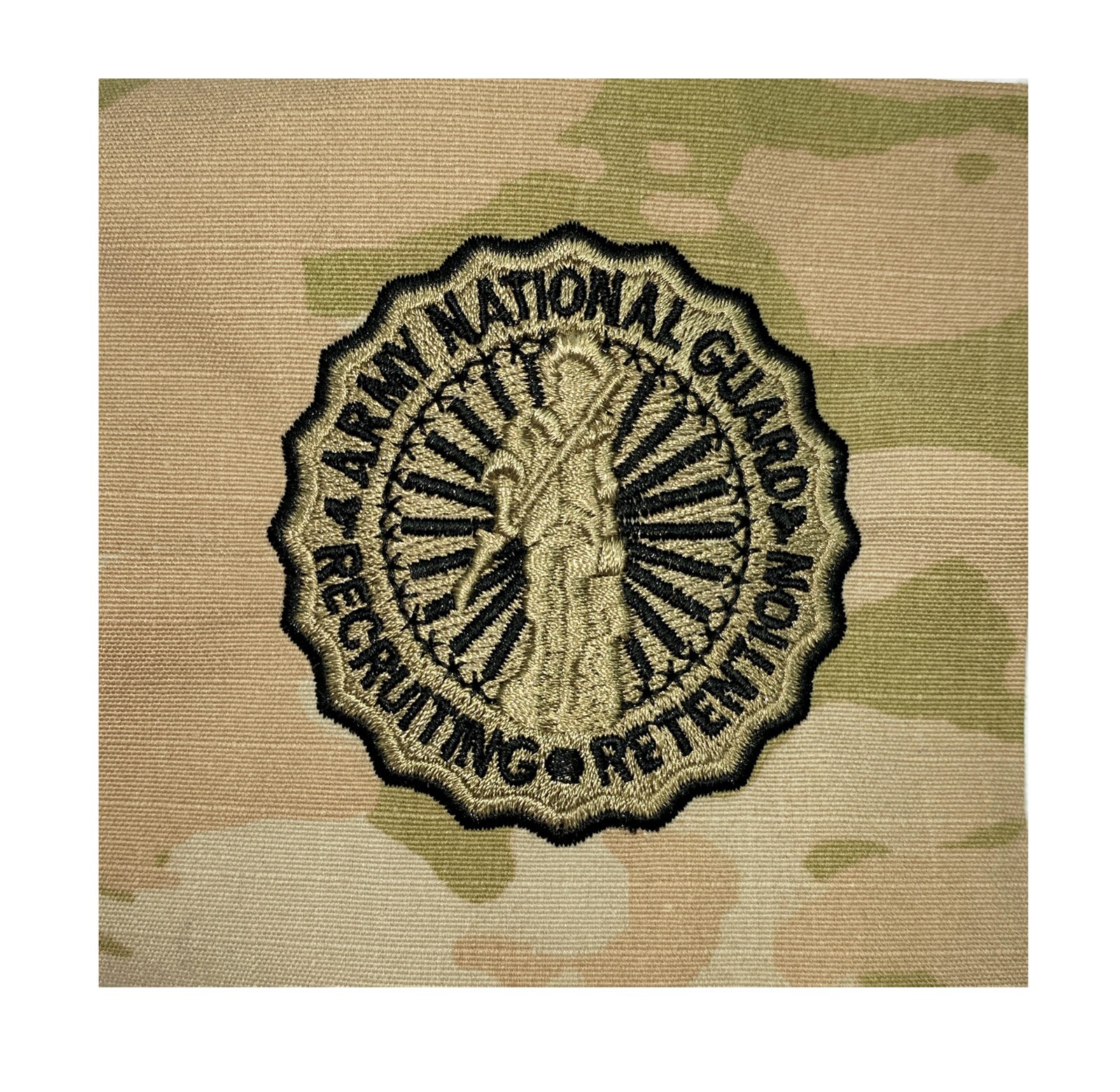 US Army National Guard Recruiting Retention OCP Basic Sew-On Badge