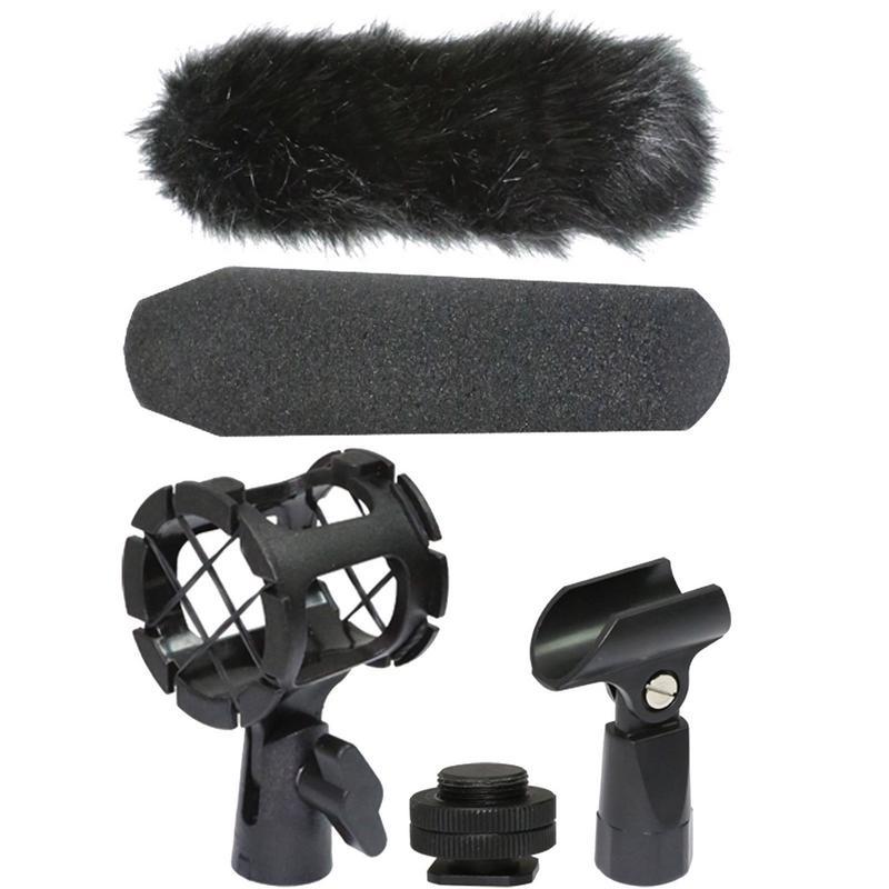 Nikon D5600 Camera External Microphone Vidpro XM-55 13-Piece Microphone Kit