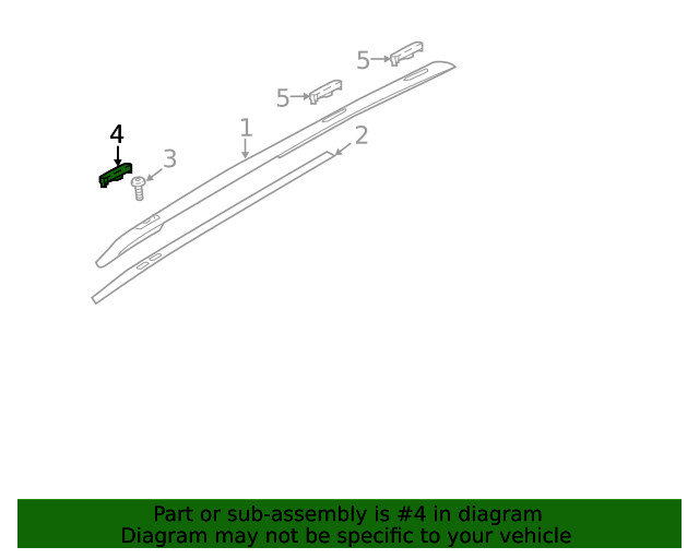 Genuine Land-Rover Roof Rail Cap LR082732