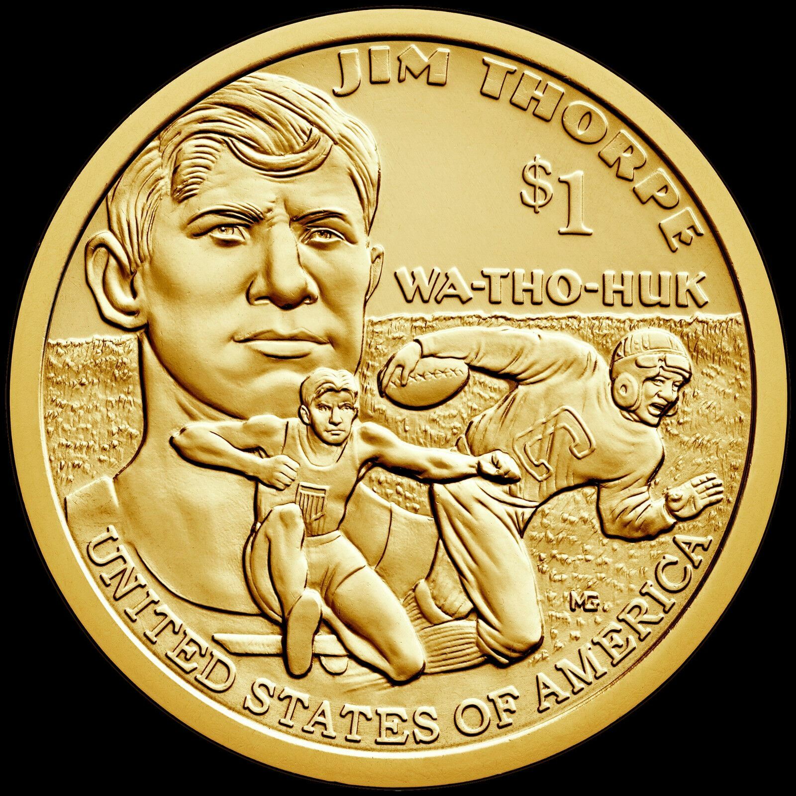 2018 D Jim Thorpe Sacagawea Native American Dollar US Mint Coin "BU" $ !