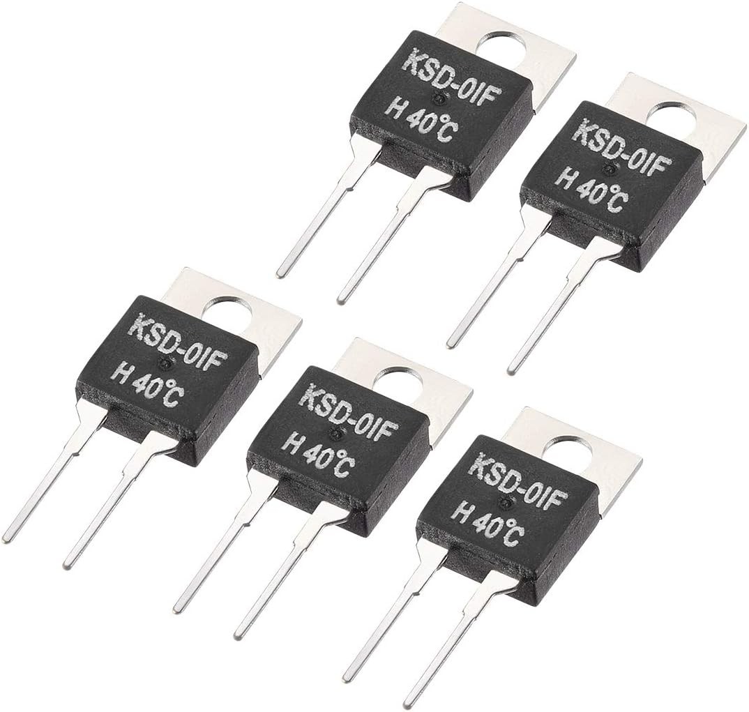 Normally Open Temperature Switch 40℃ Thermostat N.O 5pcs