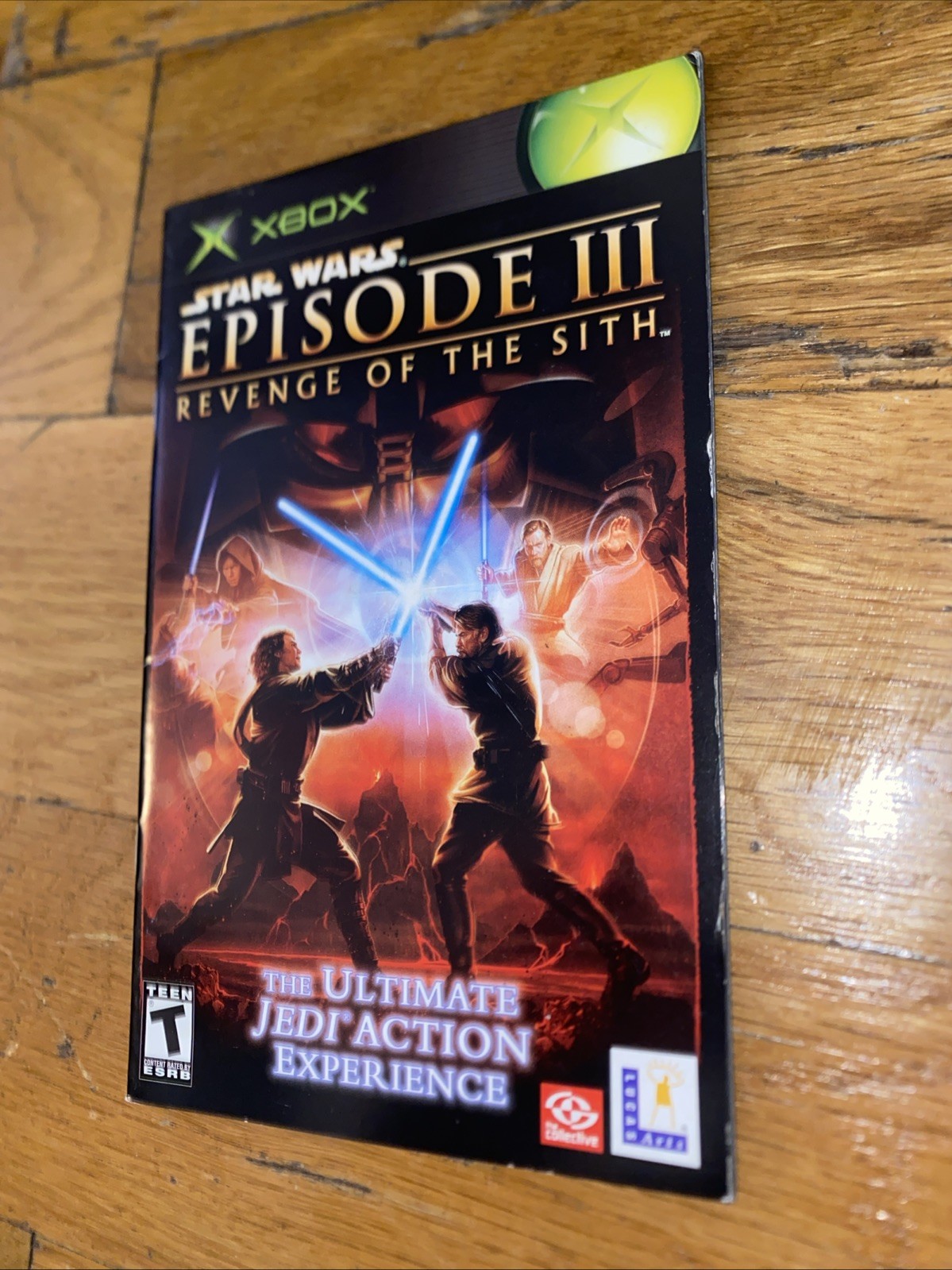 Star Wars Revenge Of The Sith Xbox Manual Only