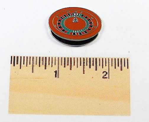 ROULETTE WHEEL PIN - NICE!