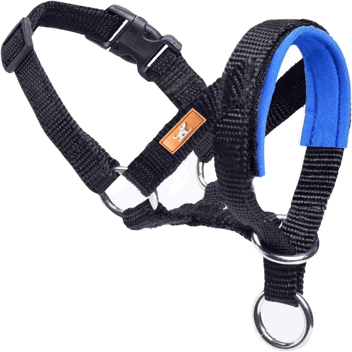 Dog Head Collar, Fabric Padded Collar for Dogs to Prevent L, Blue