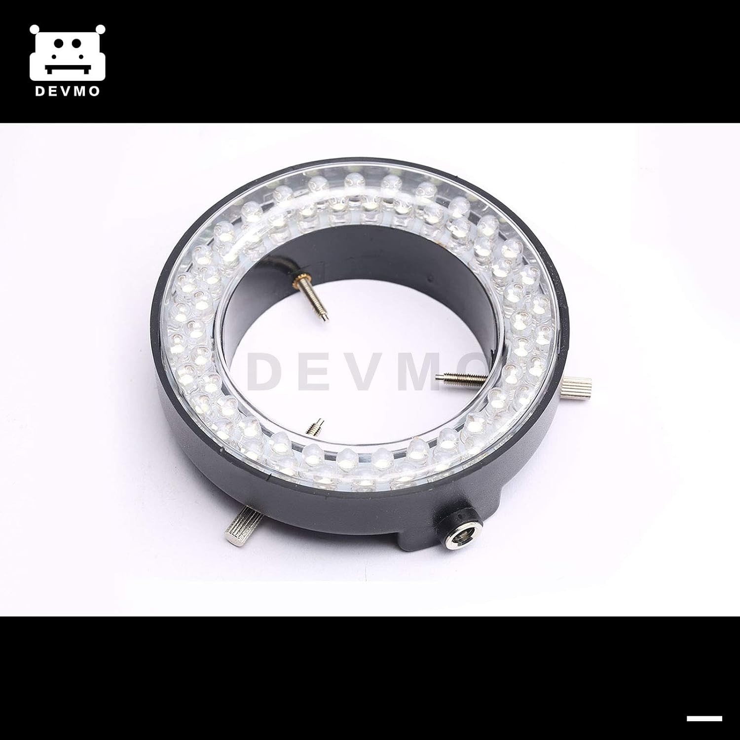 60-LED Adjustable Ring Light Illuminator Lamp for Stereo Zoom Microscope
