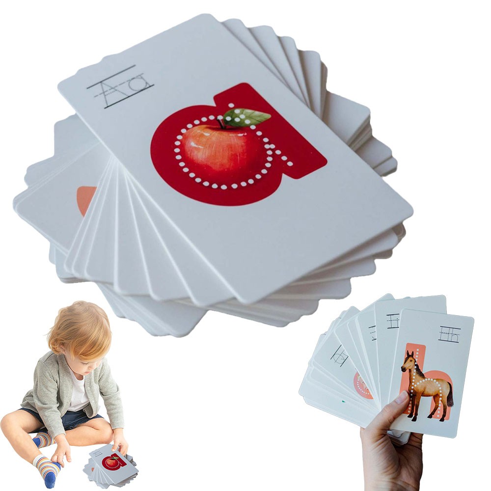 Lit Letters, Learn Letter Sounds up to 2X Faster, Lit Letters Flash Cards CW