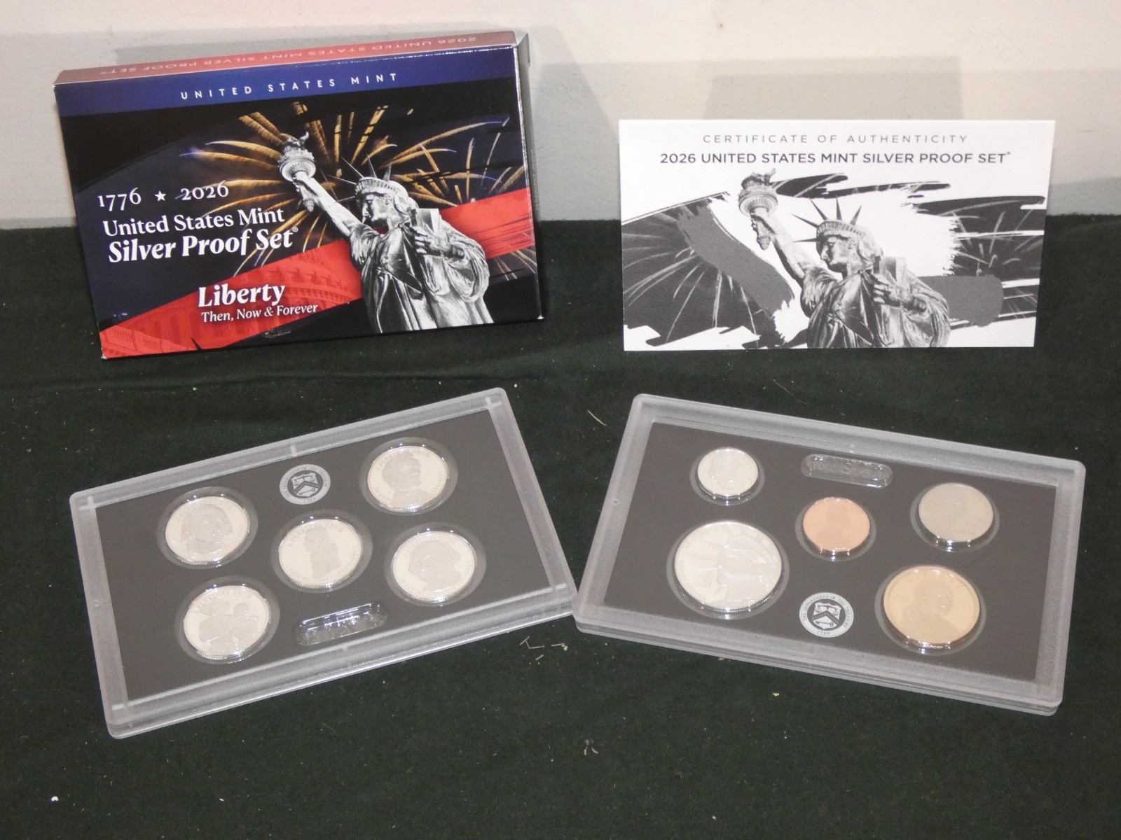 2026-S United States Mint Silver Proof Set 250th w/ Box and COA 10 Coin Set 26RH