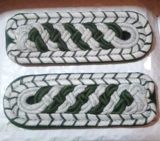 Original WWII German Police Shoulder Boards - Gendarmerie...