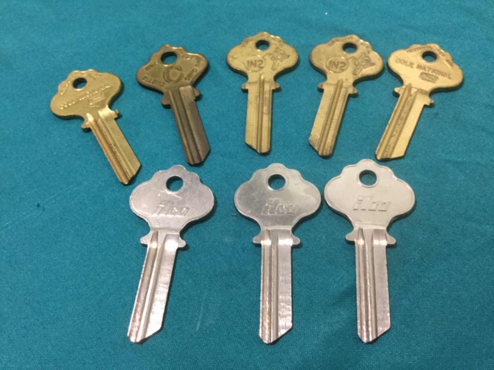 Ilco by Cole National IN2 Key Blanks, Set of 8 - Locksmith