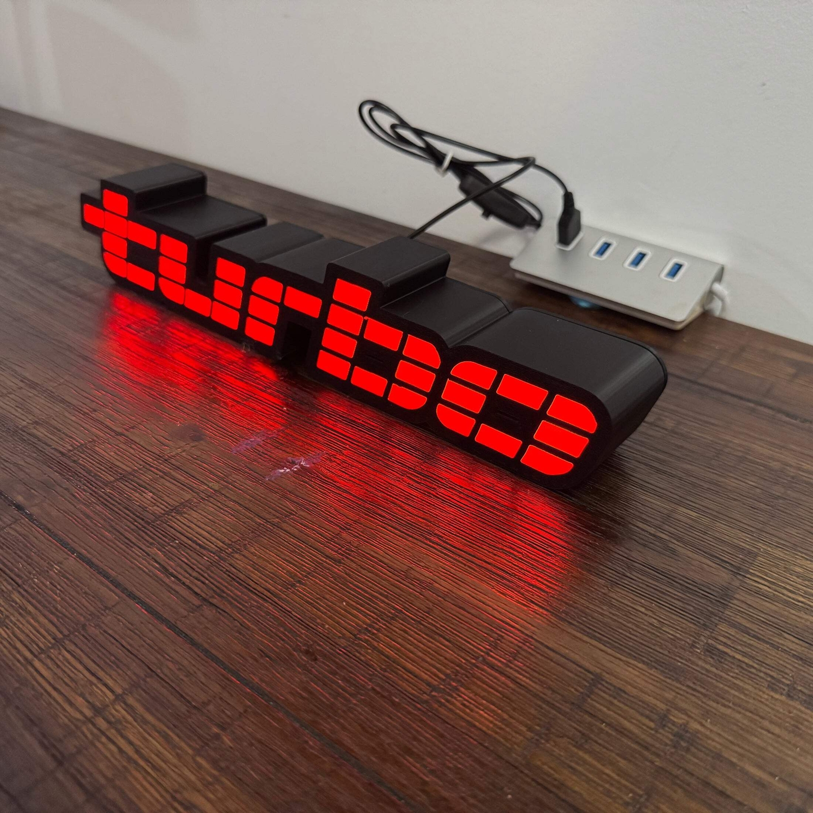 Holden VL Turbo Badge Logo - LED Light up artwork / Illuminated Wall Art / LED S