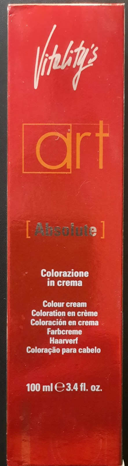Vitality's Art Absolute Permanent Coloring Cream Rich Ashe Blonde 7/11