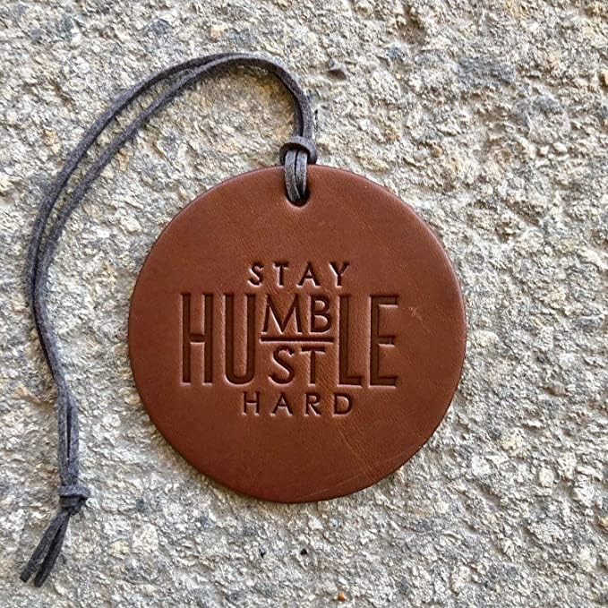 Air Flair | Leather Car Freshener | Stay Humble 4) Butt Naked Scent