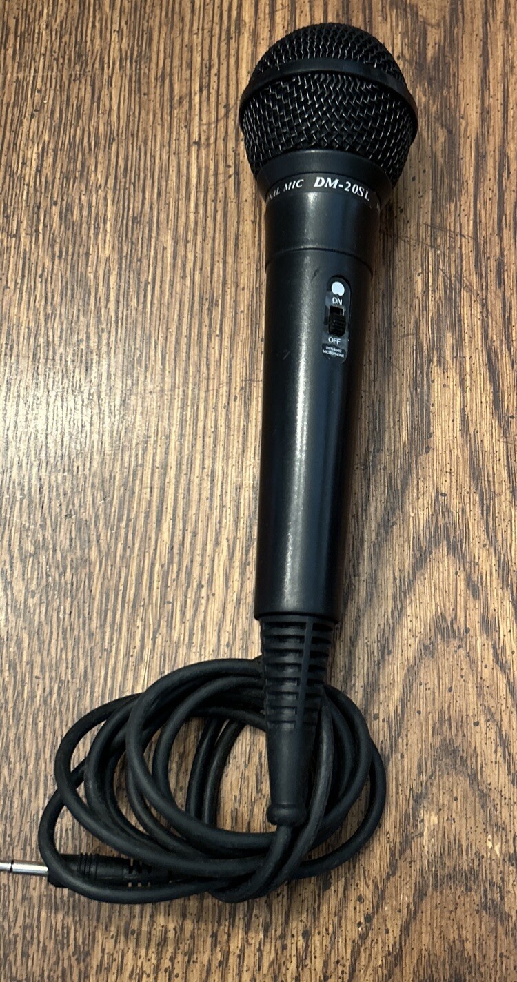 Karaoke Mic DM-20SL Uni Directional Singing Speaking Music IMP600 USED FAST SHIP